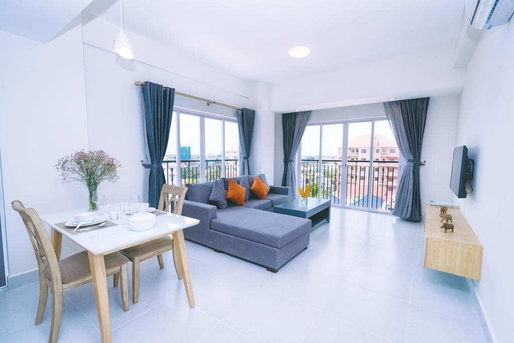 Sun Apartment Phnom Penh Esterno foto