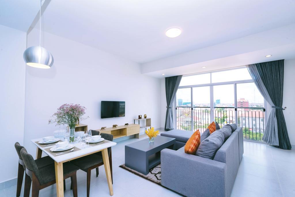 Sun Apartment Phnom Penh Esterno foto