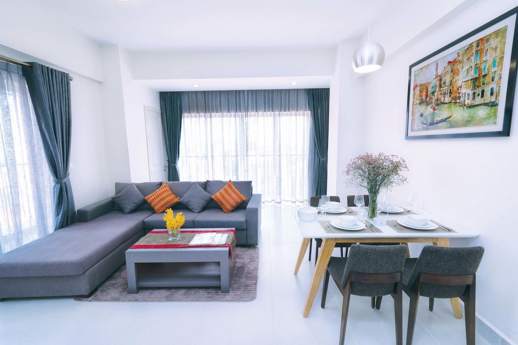 Sun Apartment Phnom Penh Esterno foto